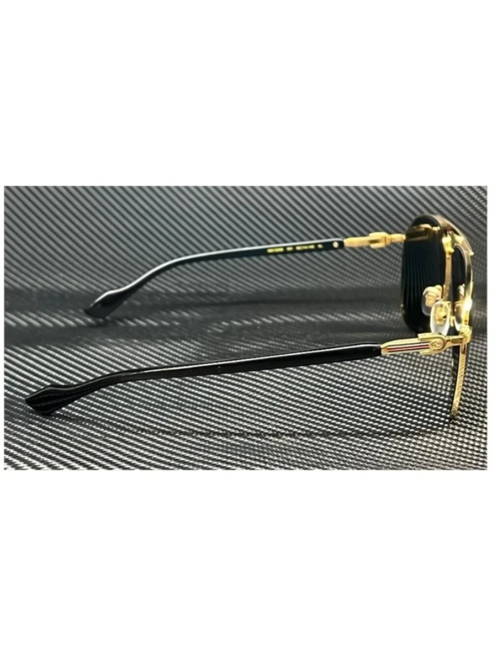New Gucci Men  Gold Sunglasses  59- 14- 145
